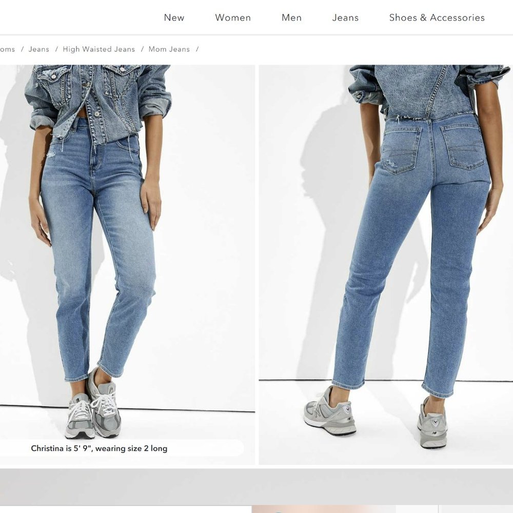 American Eagle Stretch Mom Jeans NWT